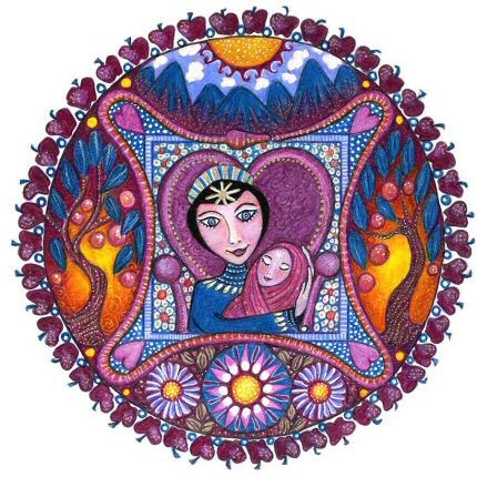 Empress Tarot Mandala Print